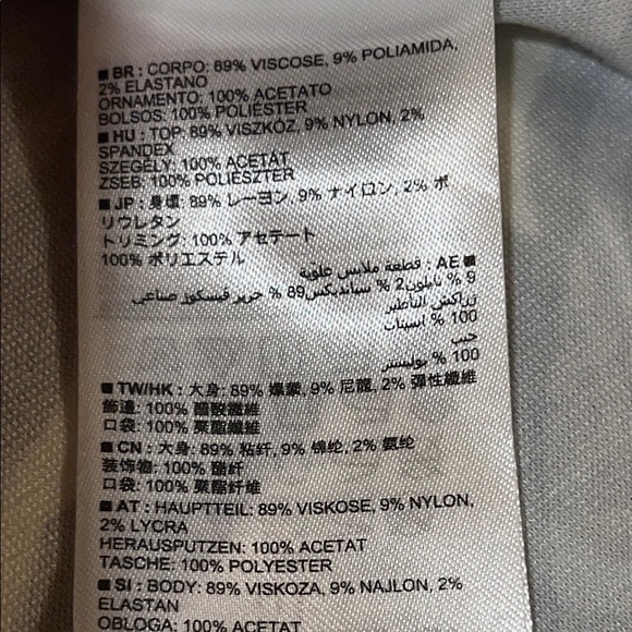 Banana Republic Women’s Midi Fit Flare Skirt Blue White Pockets Floral Y2K SZ 4 - Picture 8 of 13